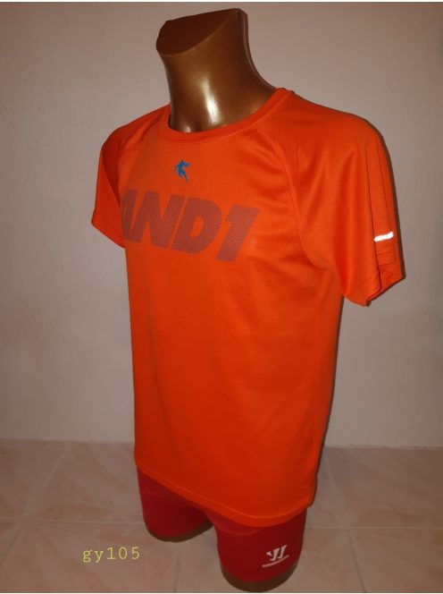 GY105  AND1   XXL-es narancs/kék. Kosárlabdás póló.