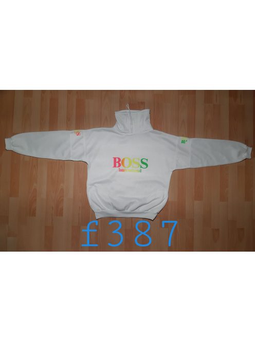 F387 BOSS (bootleg) XL-es fehér pulcsi