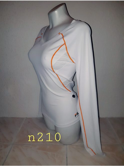 N210   FILA M-es fehér/narancs futófelső.